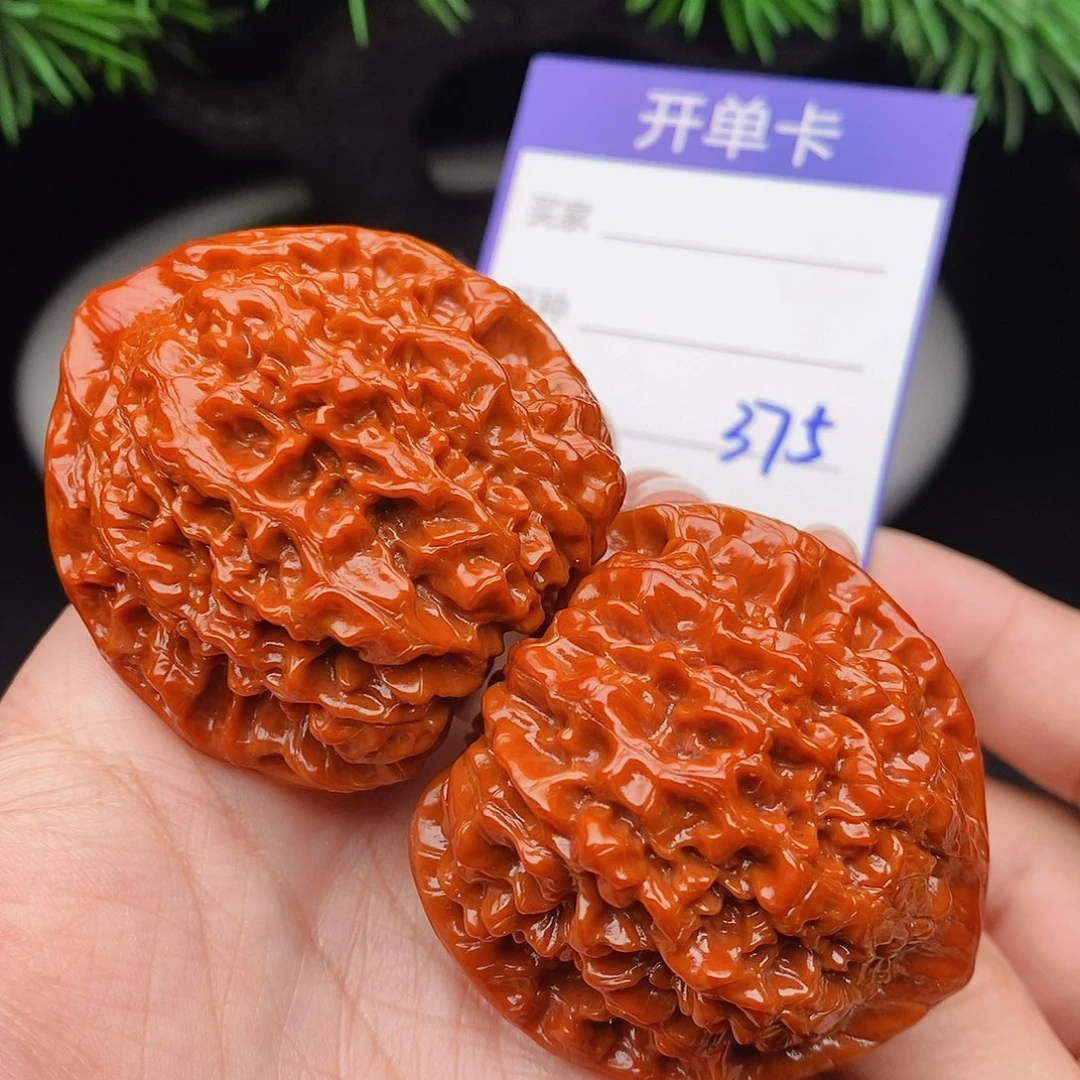 文玩核桃把件47官帽375