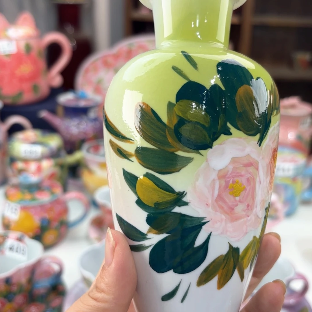 景德镇手绘高温釉下彩陶瓷茶具