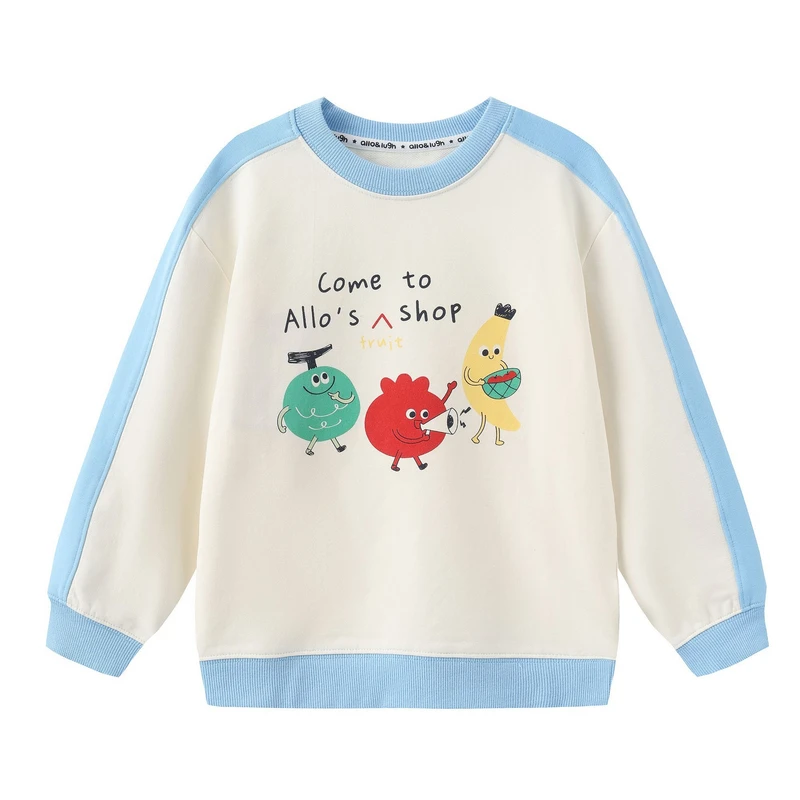 阿路和如男童装卫衣新款男宝宝休闲卡通时尚外套外搭上衣