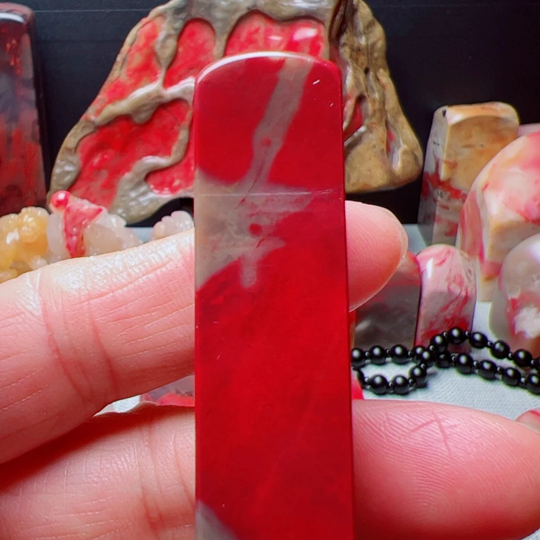 昌化石昌化鸡血石印章