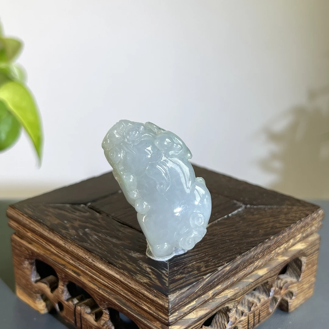 JGB13-44  天然缅甸A货翡翠  貔貅