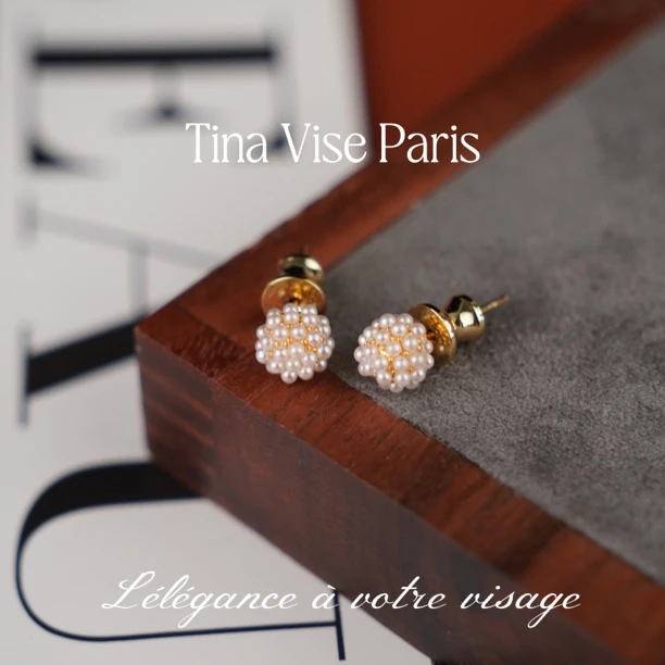 镀K金 A1014《阑珊幽梦》法⭐️ Tina Vise缇娜薇斯 耳钉