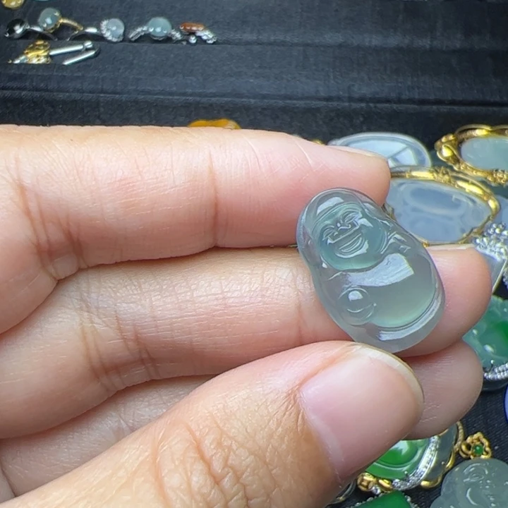 真***美翡翠未镶嵌吊坠(不含链)