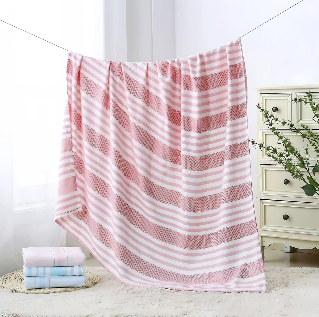 【球球母婴】LL凉感盖毯竹纤维宝宝空调被披肩夏季冰丝