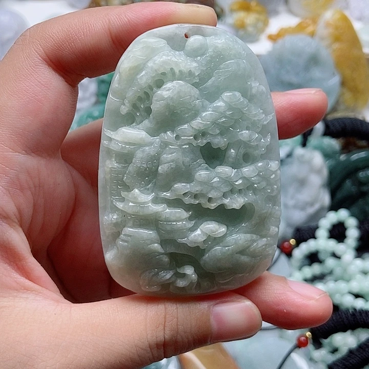 吊坠(不含链)未镶嵌翡翠1