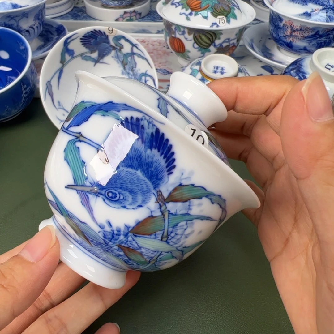 景德镇纯手工纯手绘茶具木木10