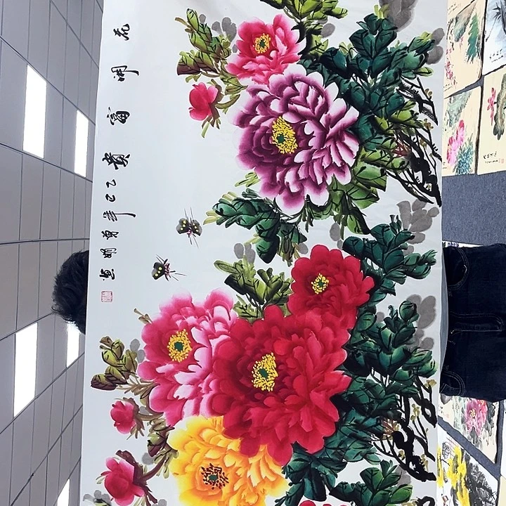 她家都是手绘作品