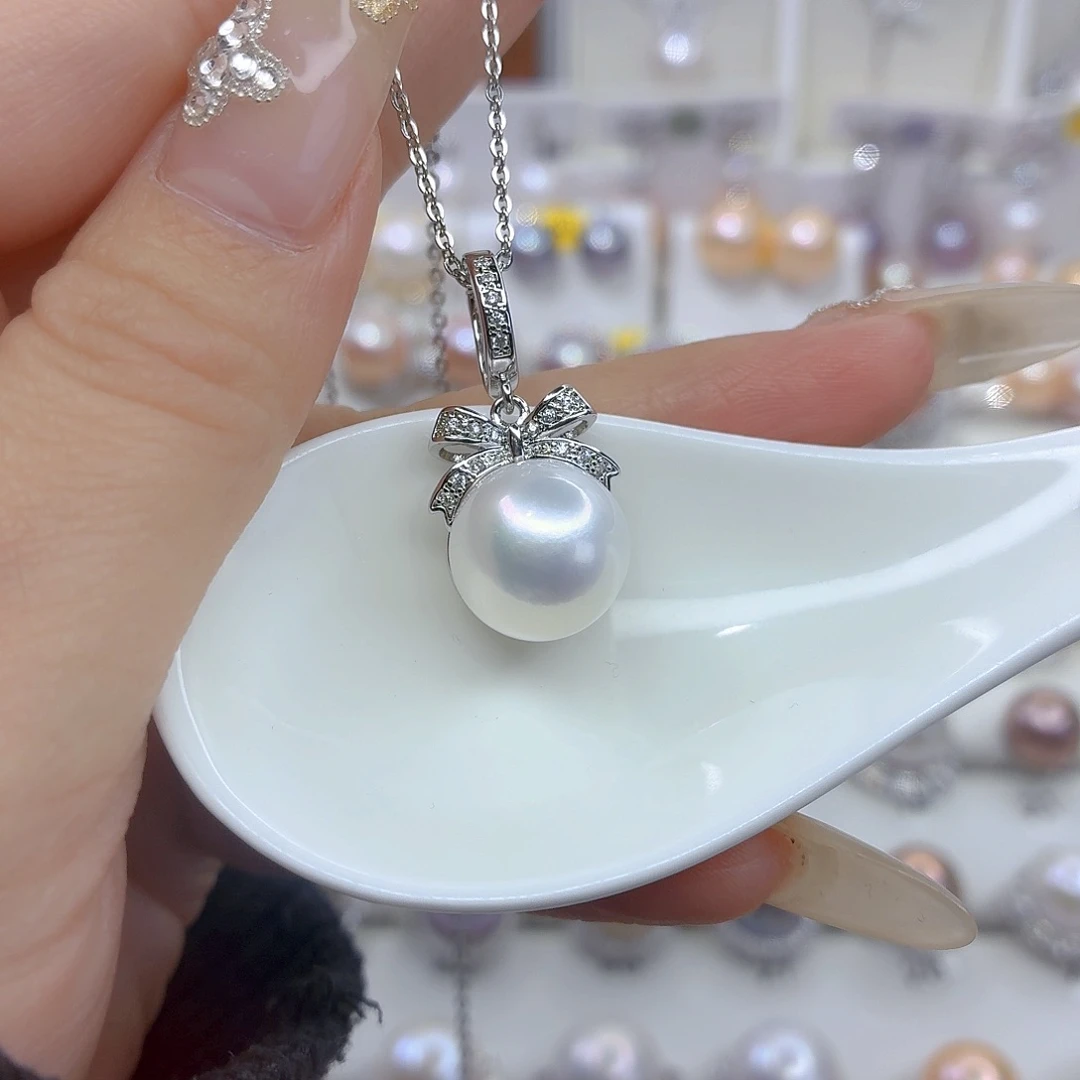 合金淡水珍珠颈饰F