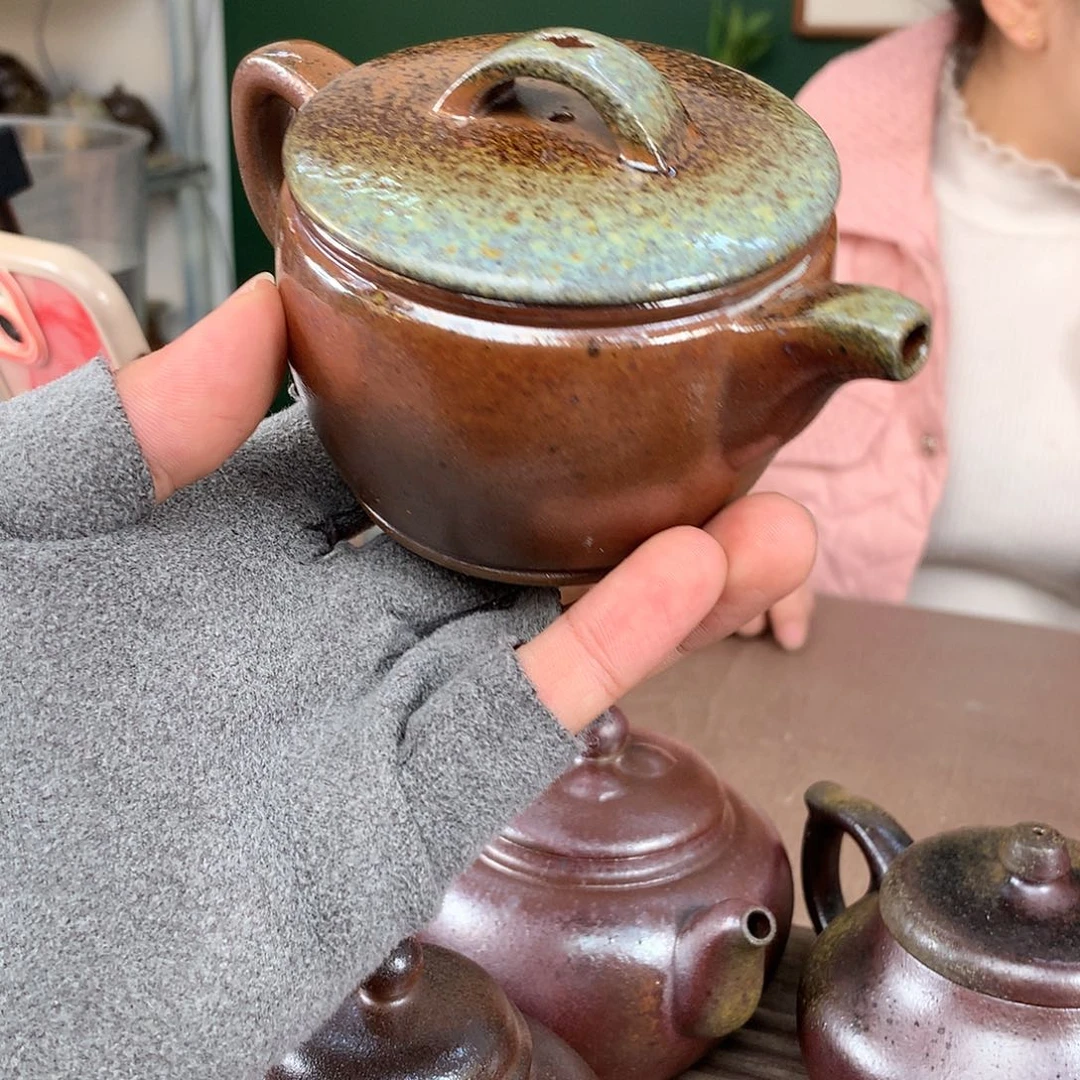 紫砂柴烧纯自然柴烧