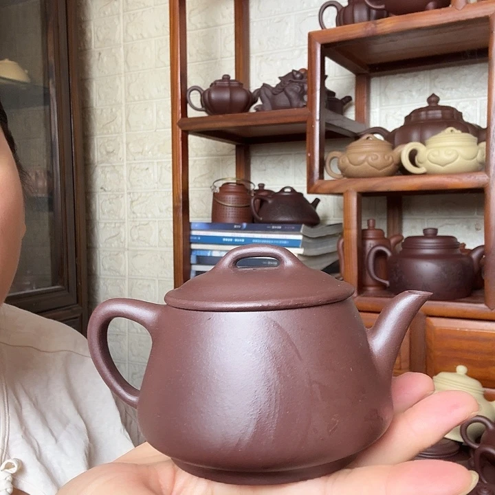 禾***需紫砂茶壶影瓢240cc半手工