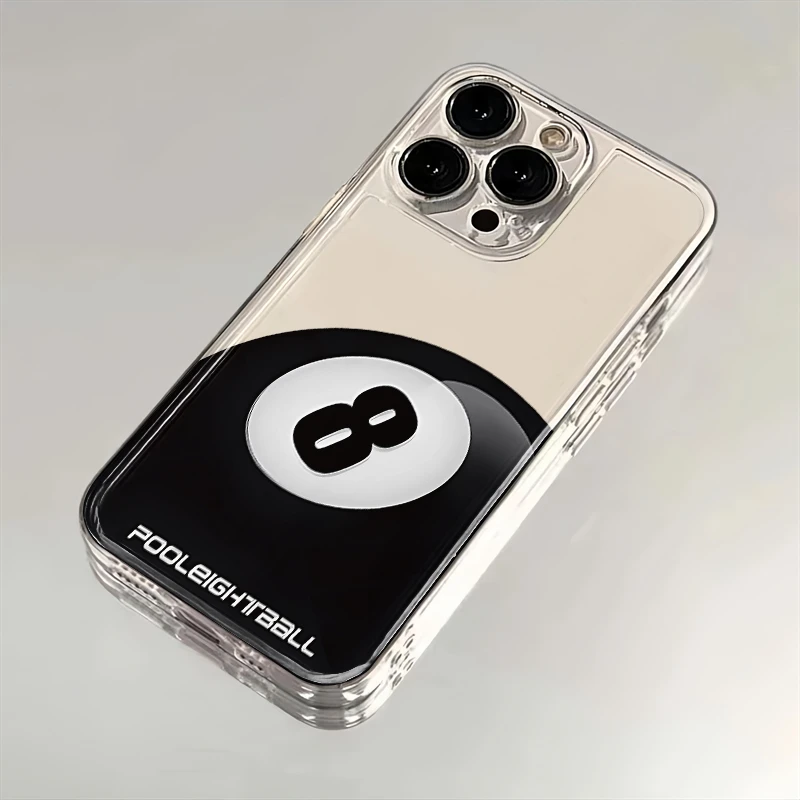 台球黑八适用苹果华为iPhone16小米15promax软14手机壳13软太空MT