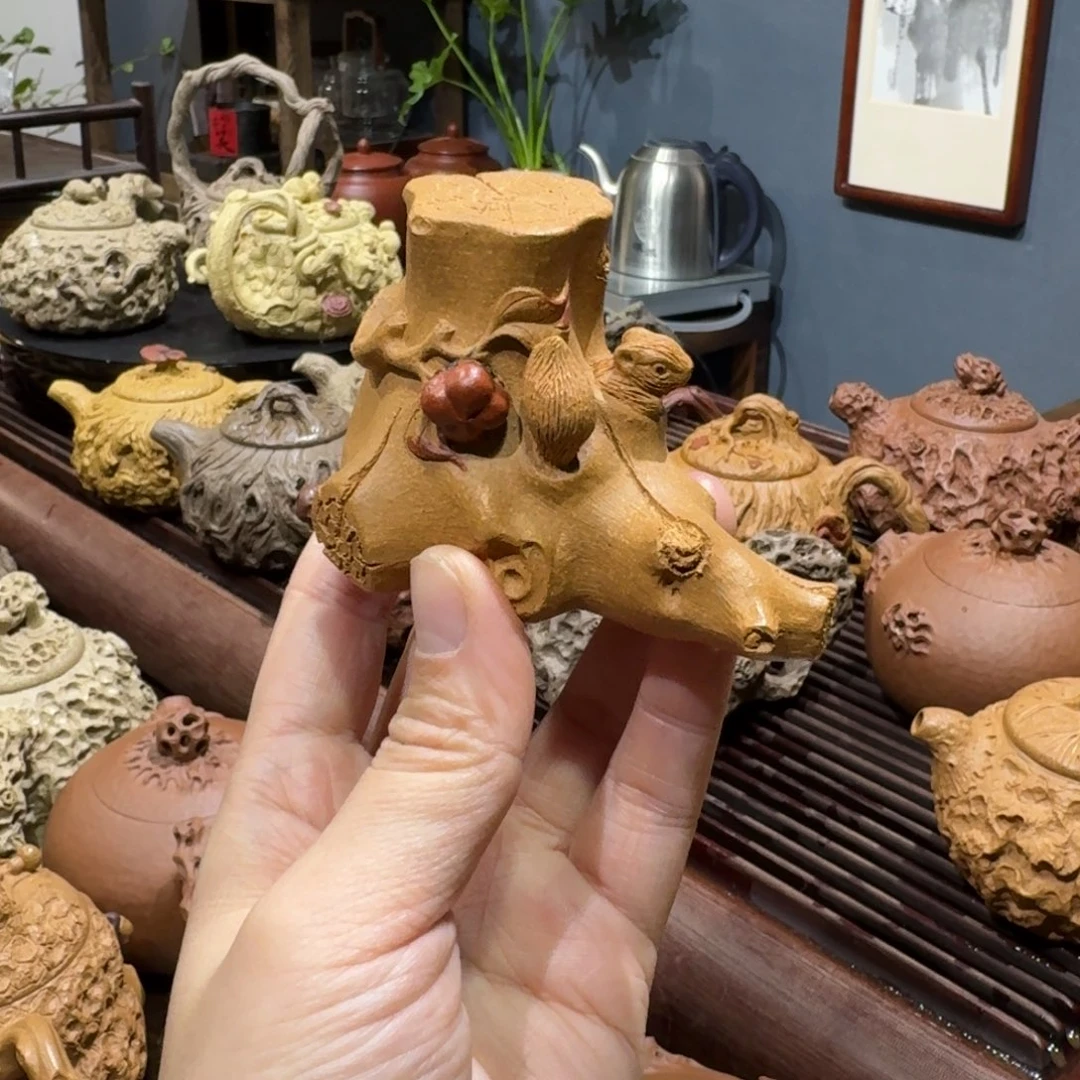 紫砂茶壶老段供春盖置