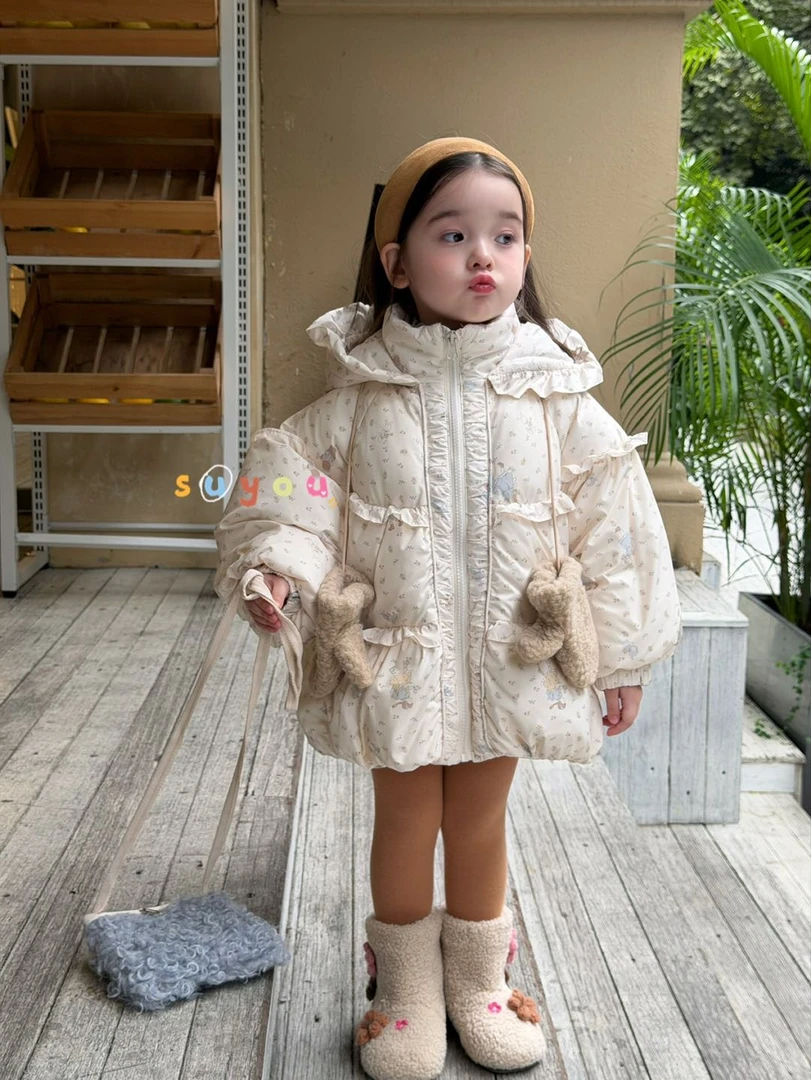 木槿花开网红品牌羽绒现货