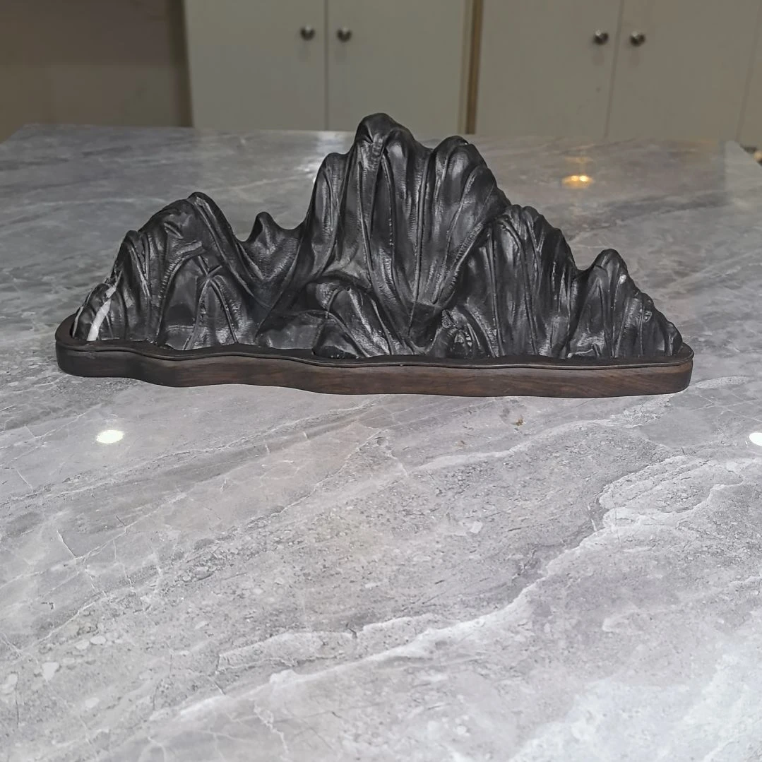 林***月灵璧石奇石摆件摆件