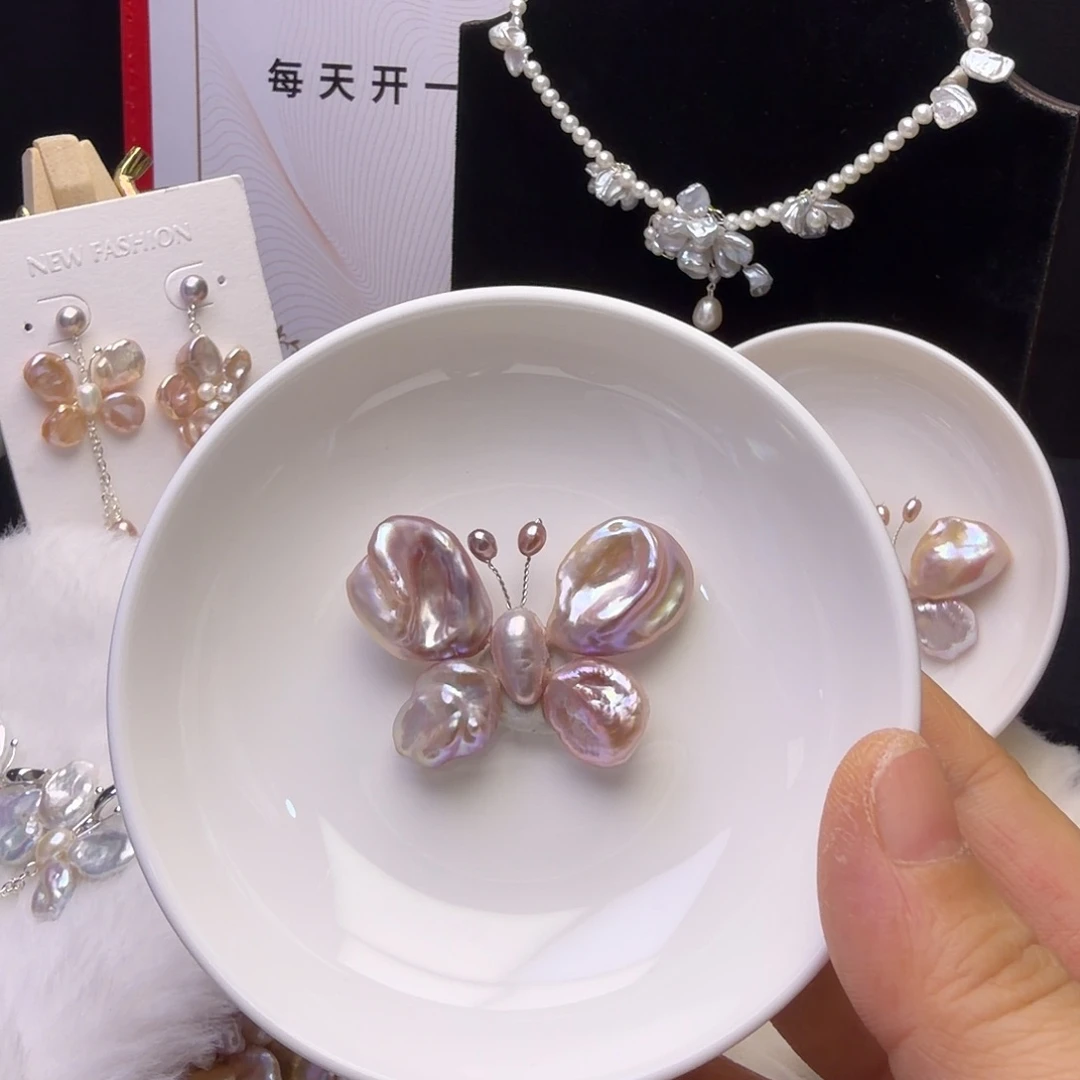 酸***腐琉璃纯铜合金胸针