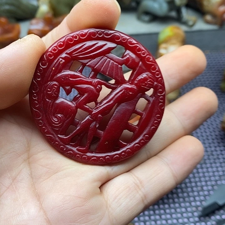 未镶嵌蛇纹石玉颈饰