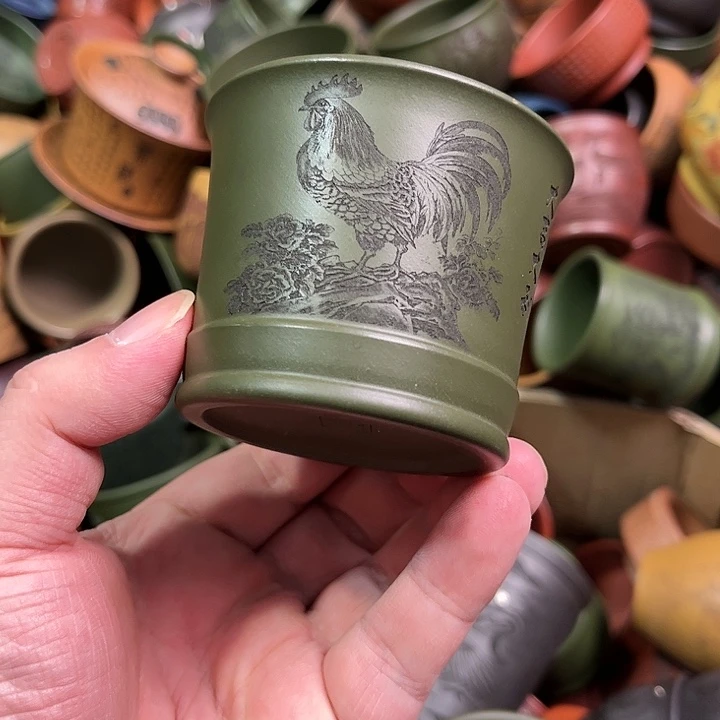 紫砂茶杯全手工紫砂主人杯