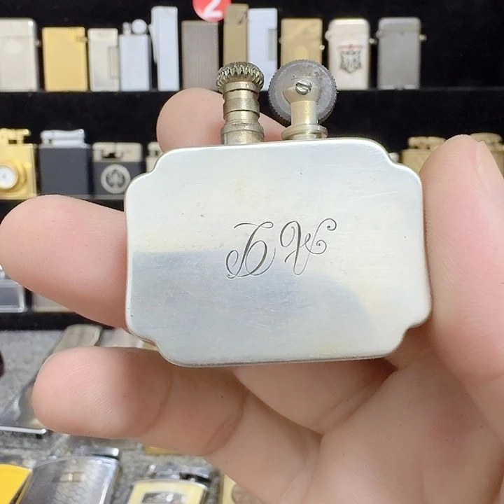 用***4意大利纯银战壕煤油打火机