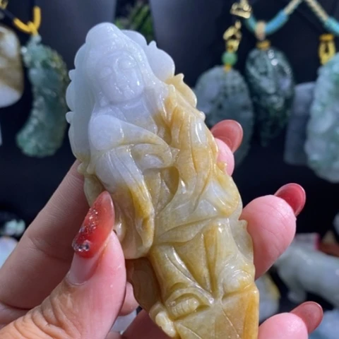 【闪购商品】颈饰未镶嵌翡翠观音