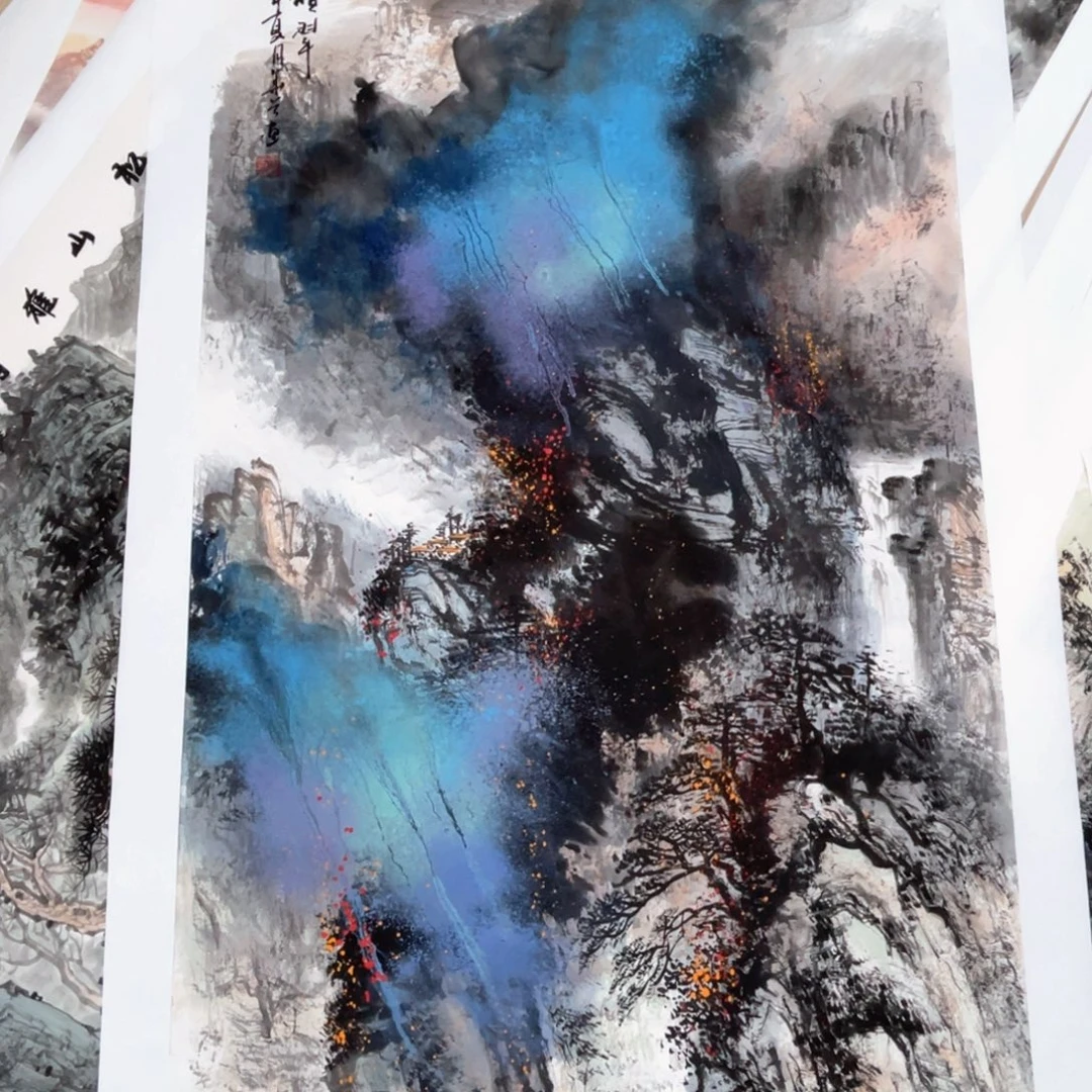 国画毛华兮老师作品欣赏