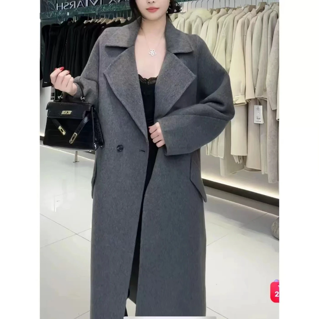 【新年战袍】双面羊毛毛呢大衣 505-5
