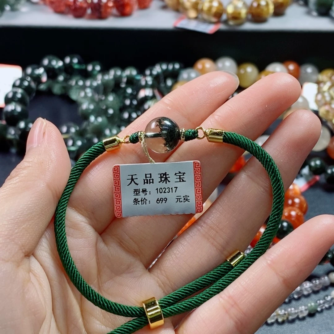 手链水晶未镶嵌绿幽灵102317