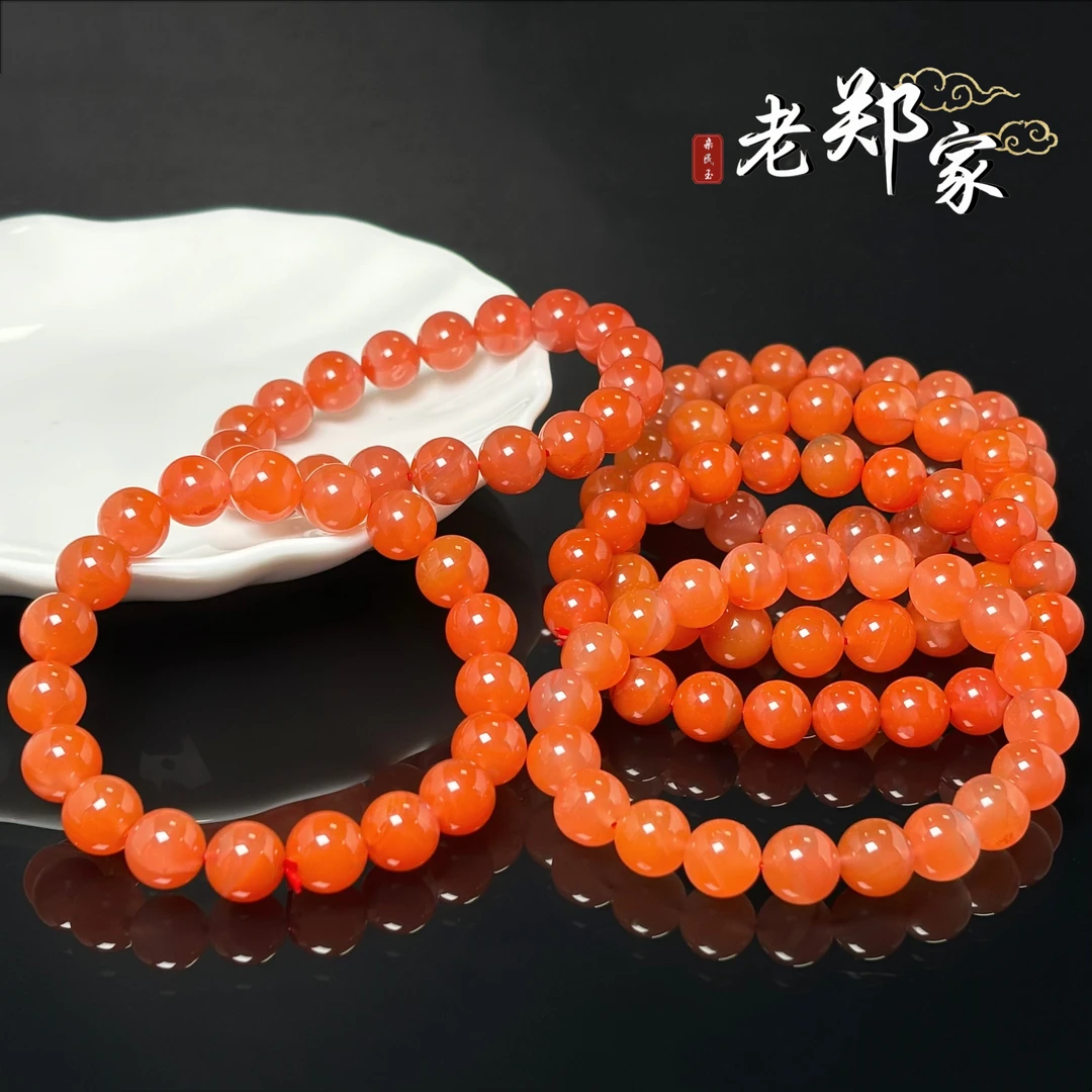 【老郑家】天然南红玛瑙手串 约10mm+（多样性发1件）