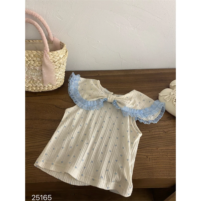 AC522~JJFX·25夏~蝴蝶领背心25165