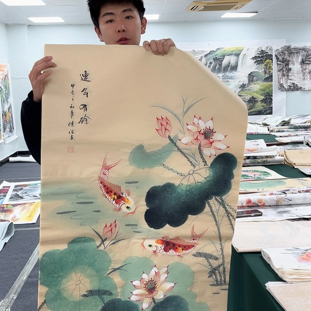 国画宣纸国画纯手绘作品