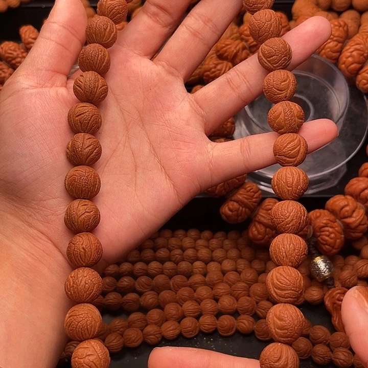 手串桃核龙鳞仿古1.4