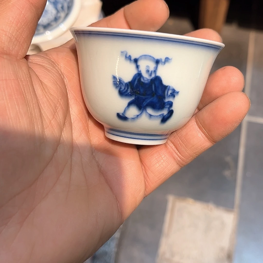 杯青花瓷器青花瓷器