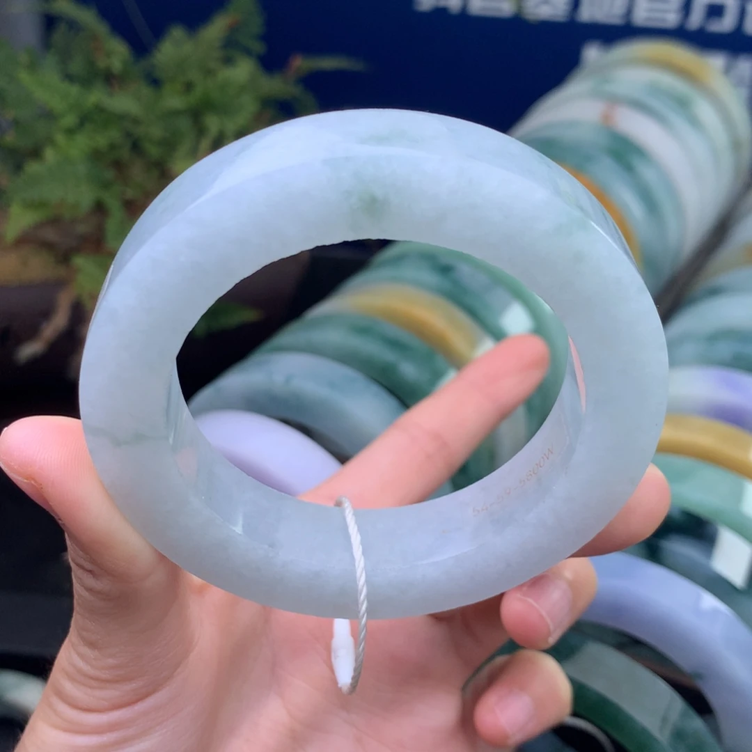 定制翡翠未镶嵌手镯定制不退不换