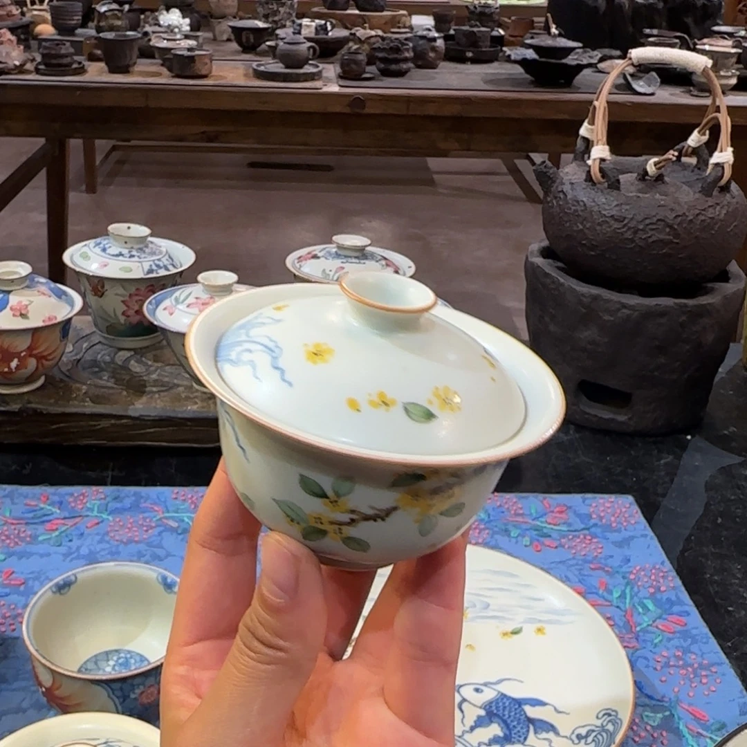 瓷片景德镇手作器皿同款发货