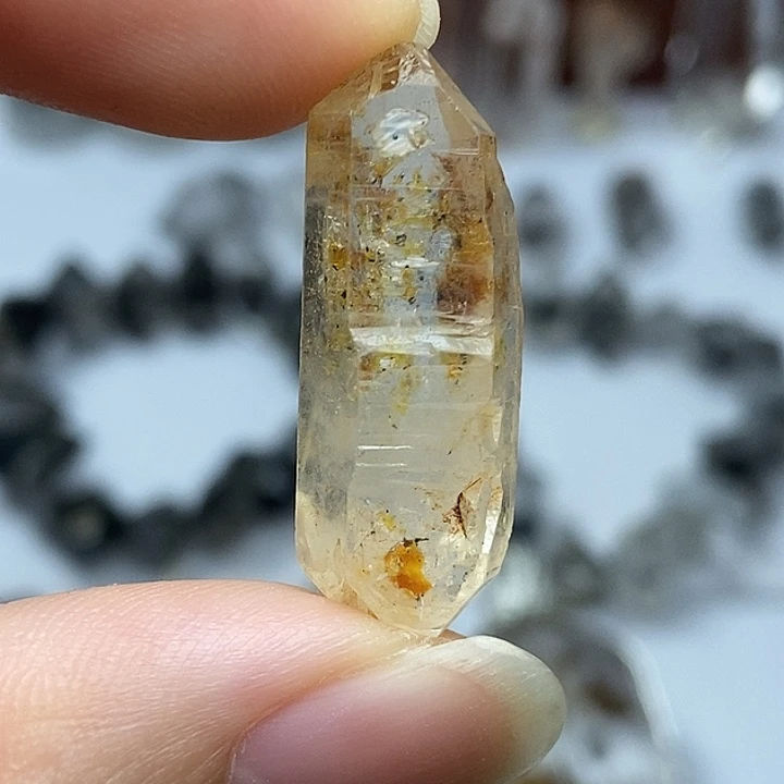 颈饰未镶嵌水晶满油长条