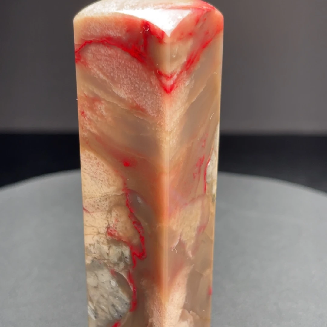 鸡血石鸡血石手把件印章