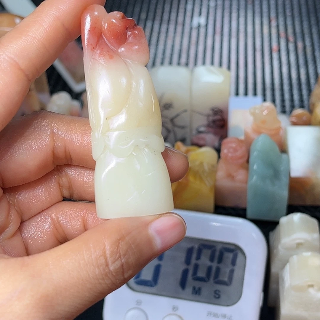 寿山石印石雨*晰我想吃东西我