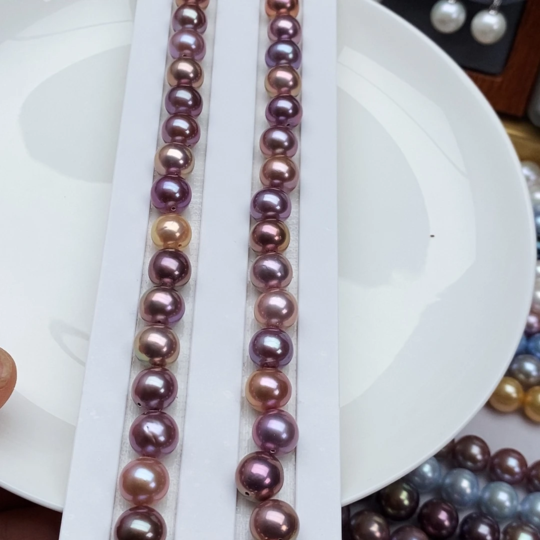 淡水珍珠颈饰银S925镶嵌