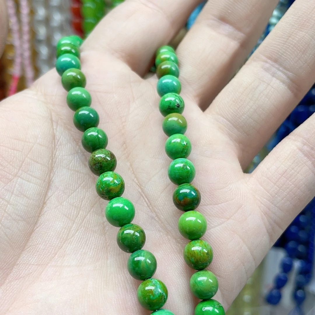 玛瑙/玉髓合金珠宝半成品6mm一条