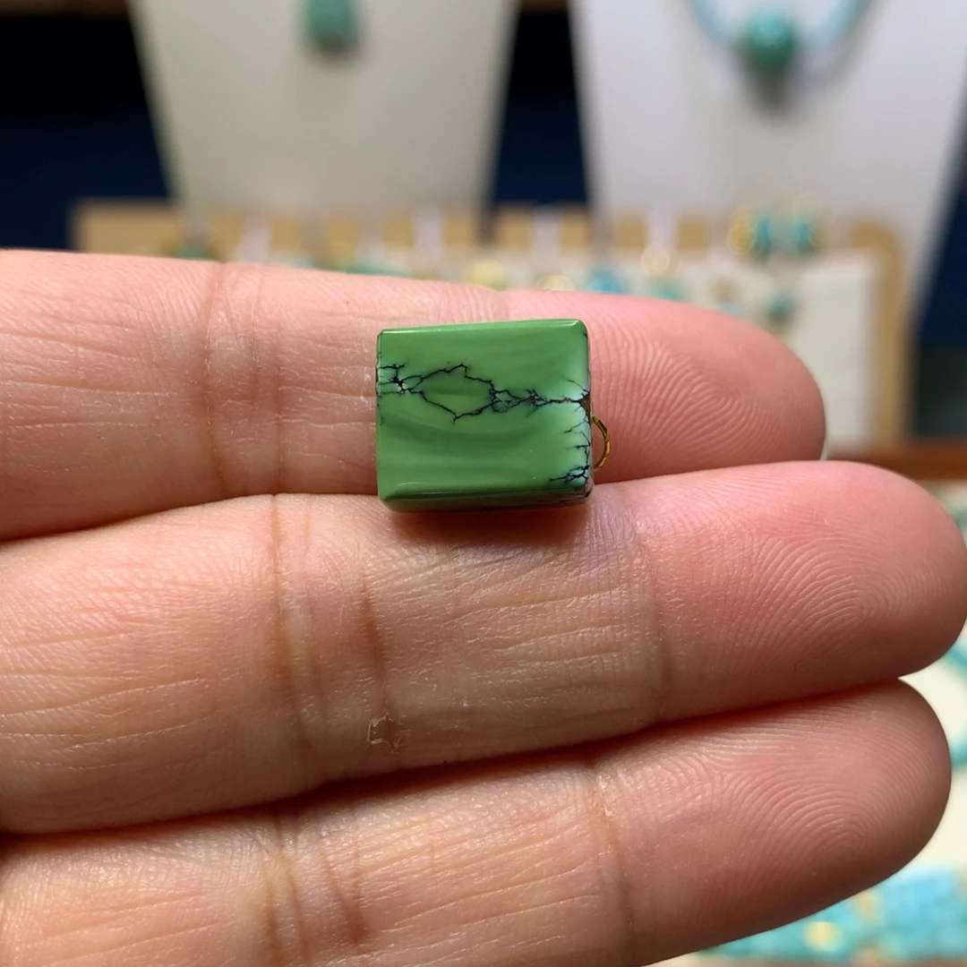 绿松石未镶嵌牌子13/11/6mm