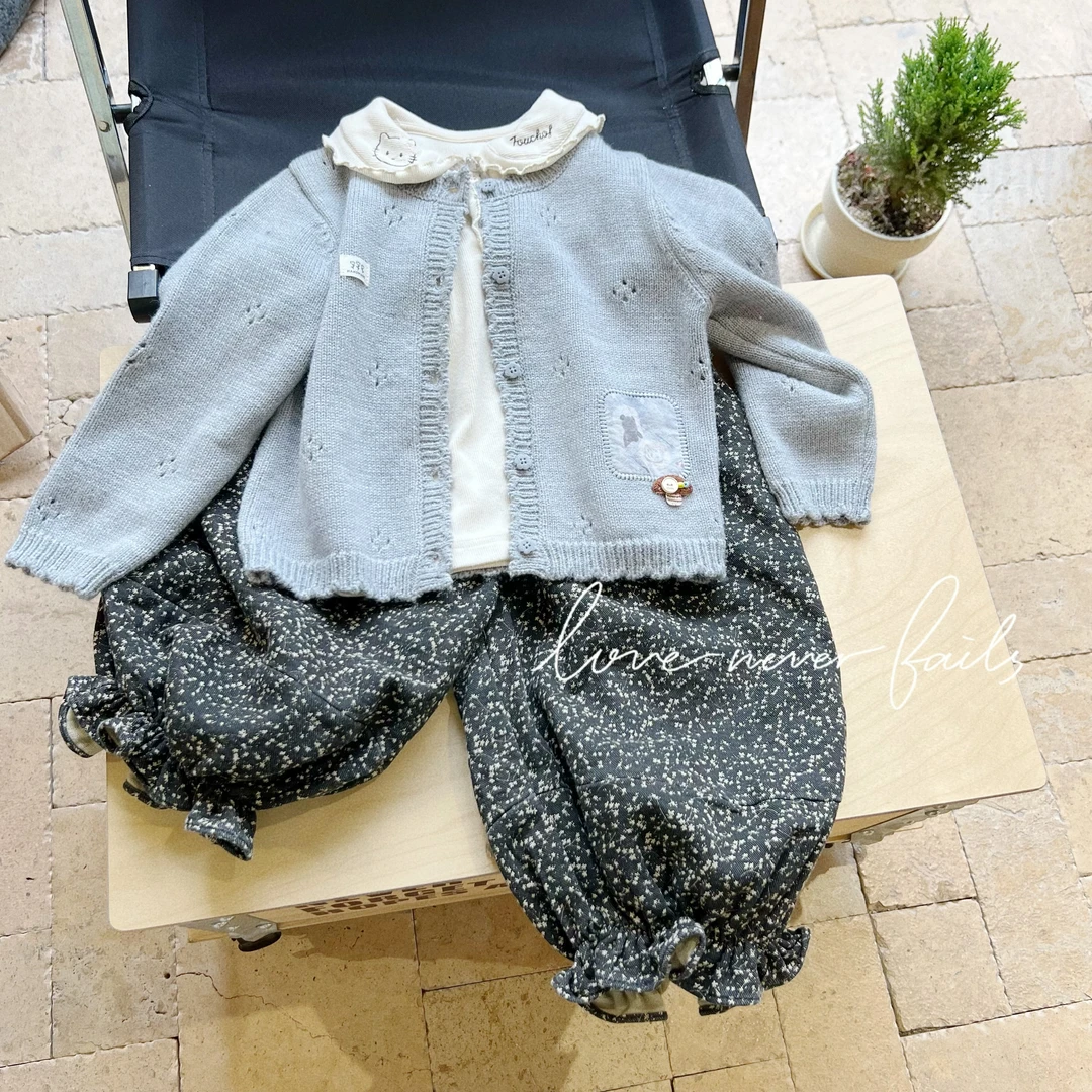 泡塔25·秋~花边毛衣开衫8595（汉服）