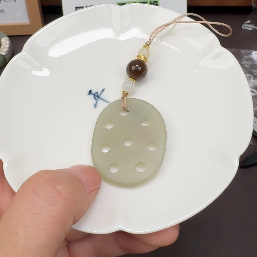 和田玉未镶嵌颈饰1223