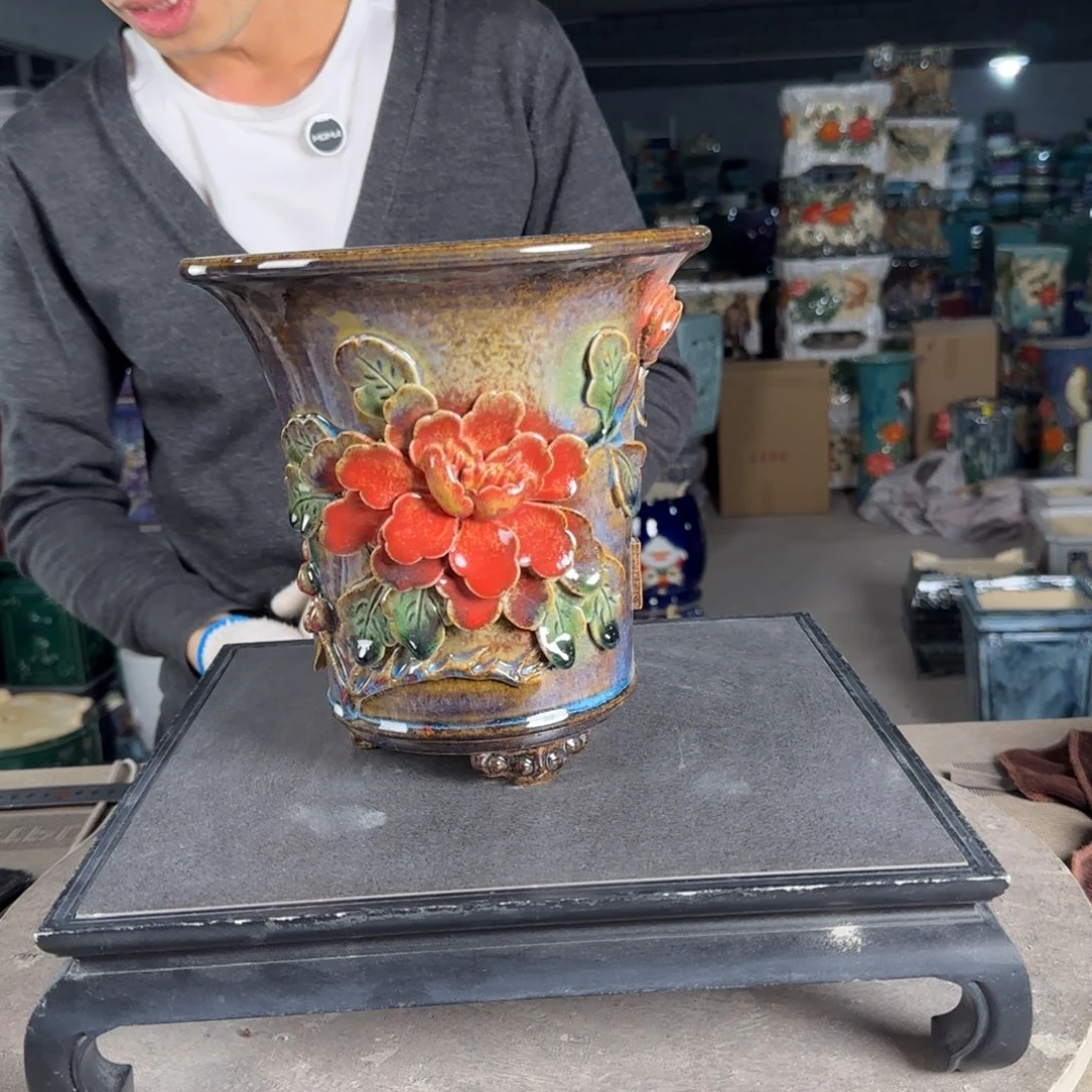 一风堂石湾花盆。