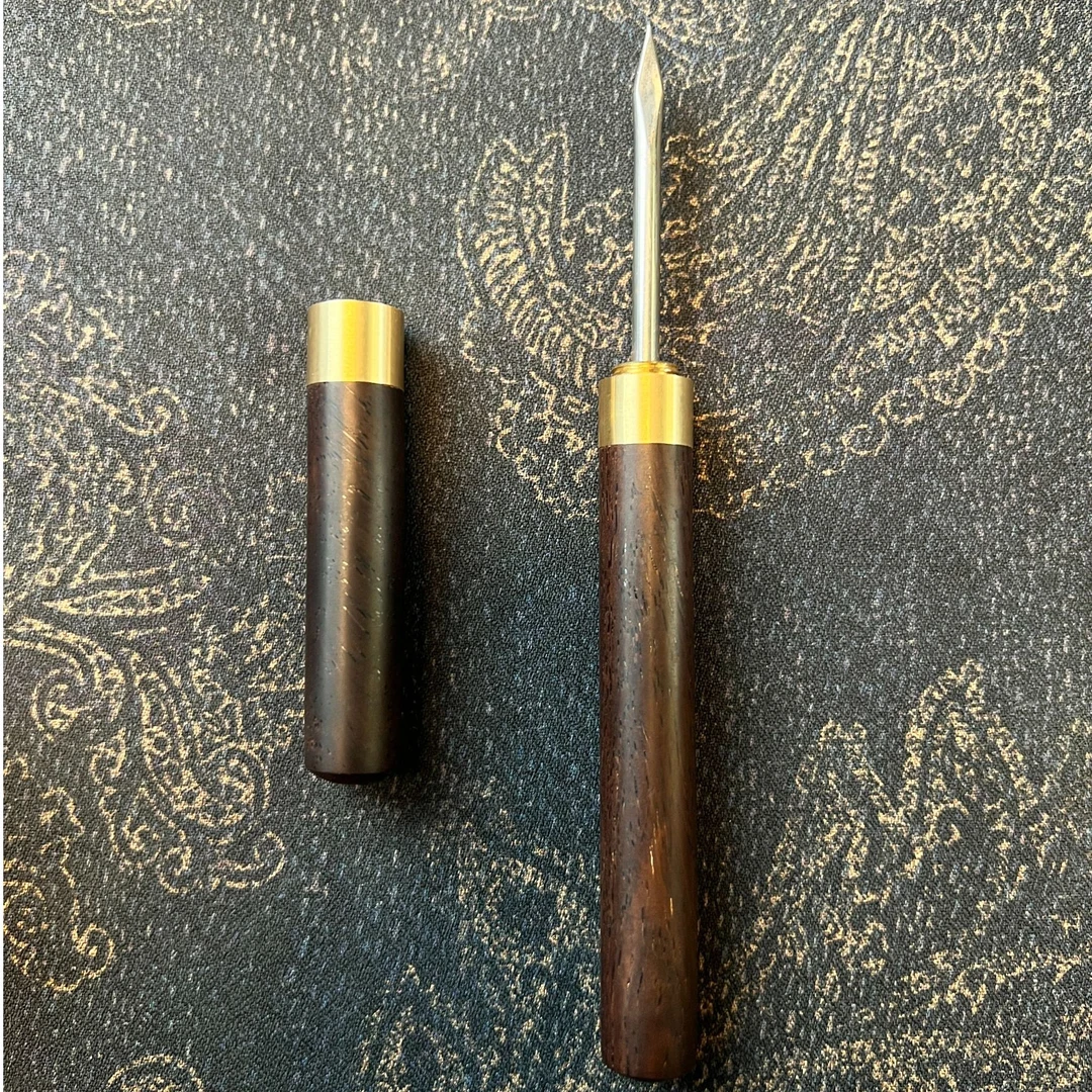 黑檀木普洱茶针茶刀专用撬茶工具