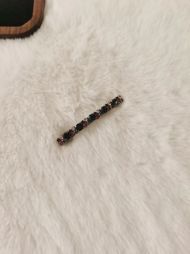 气质精致闪闪一字夹A315