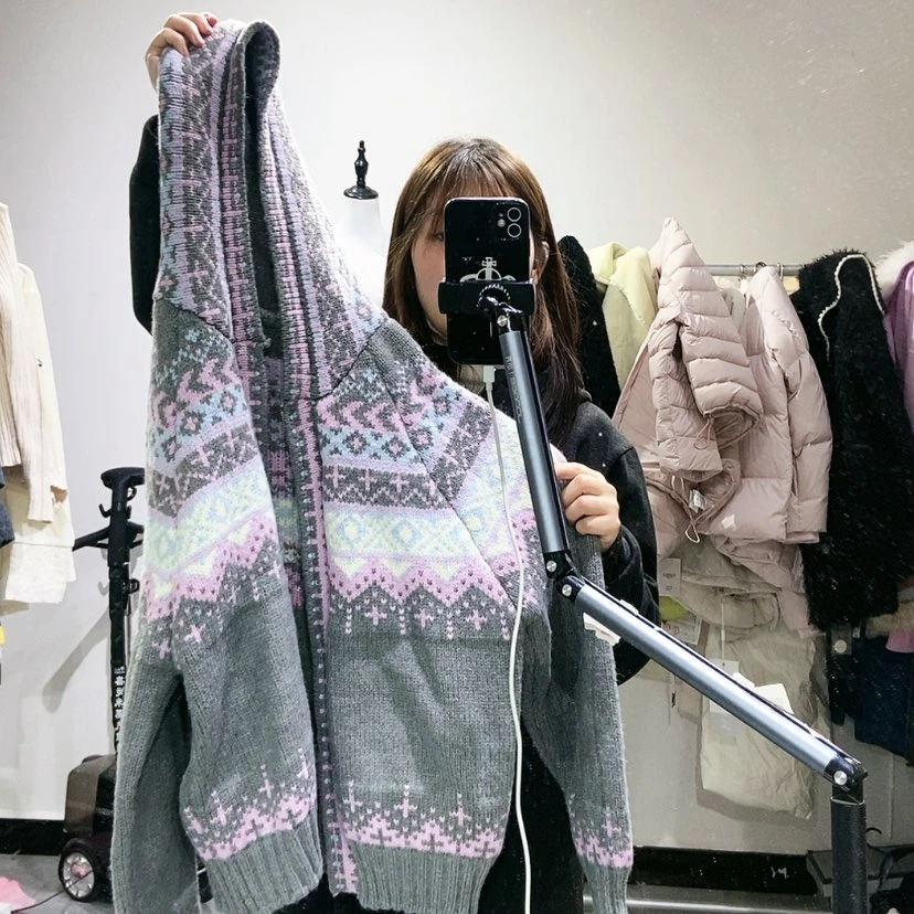 【闪购商品】灰色开衫