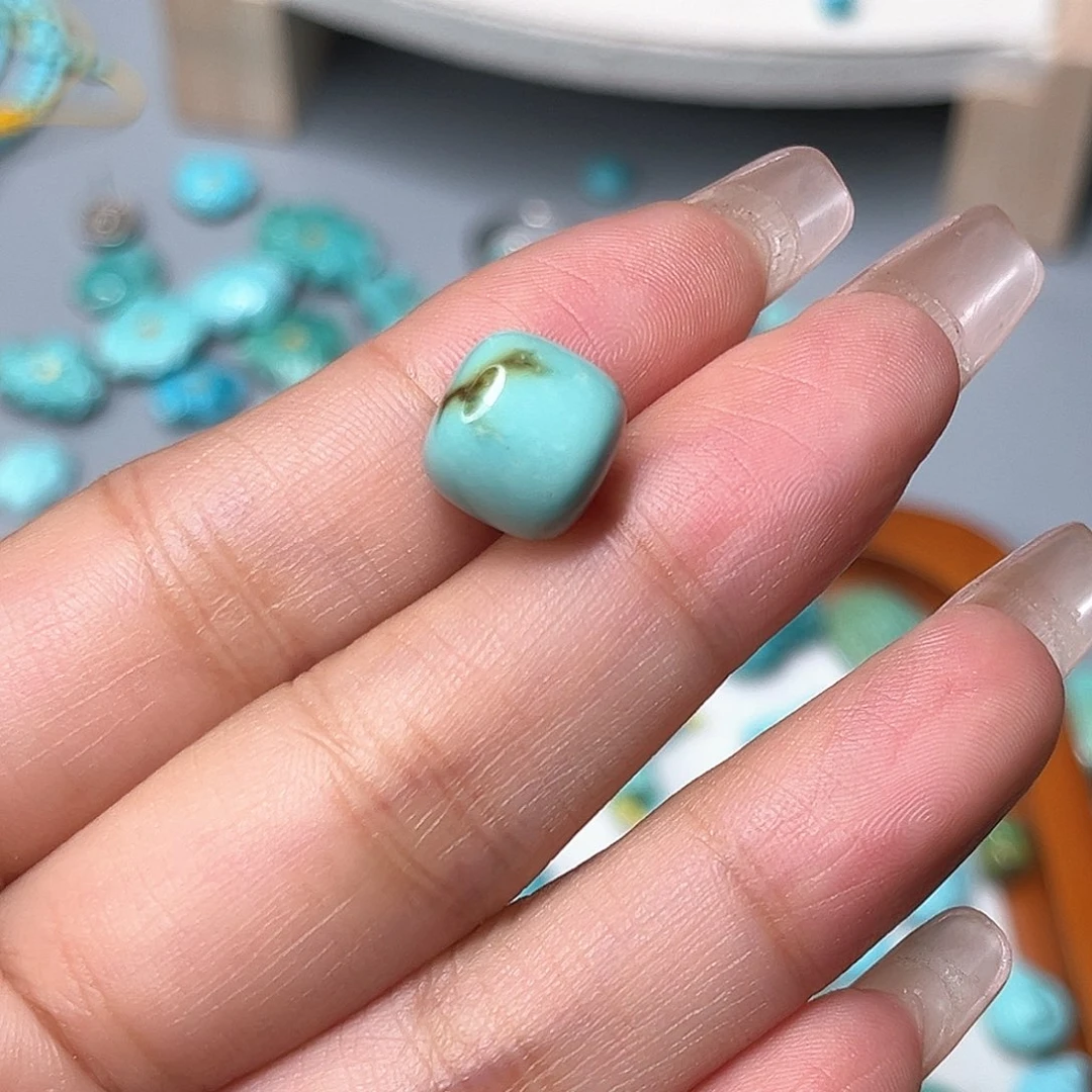 未镶嵌绿松石珠宝半成品