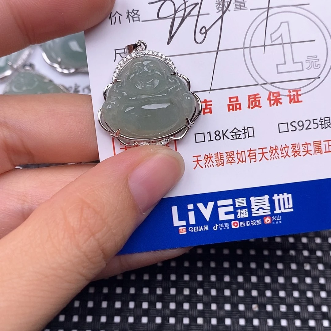 ꧁***꧂翡翠银S925镶嵌颈饰