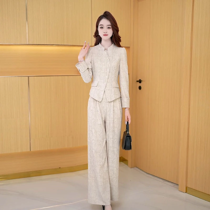 【两件套】秋季时尚修身气质洋气休闲收腰显瘦减龄小香风女装套裤