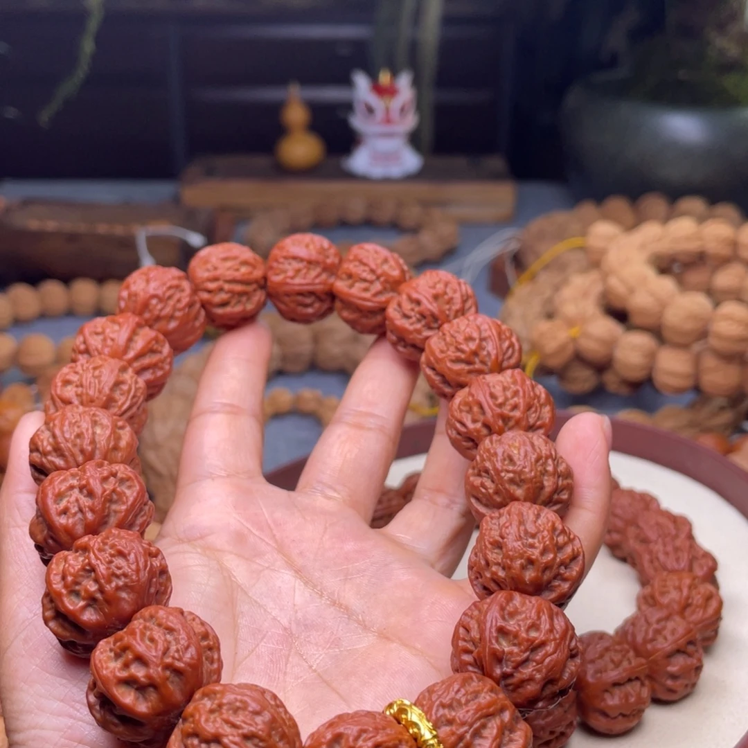 可***.文玩核桃手串秋子