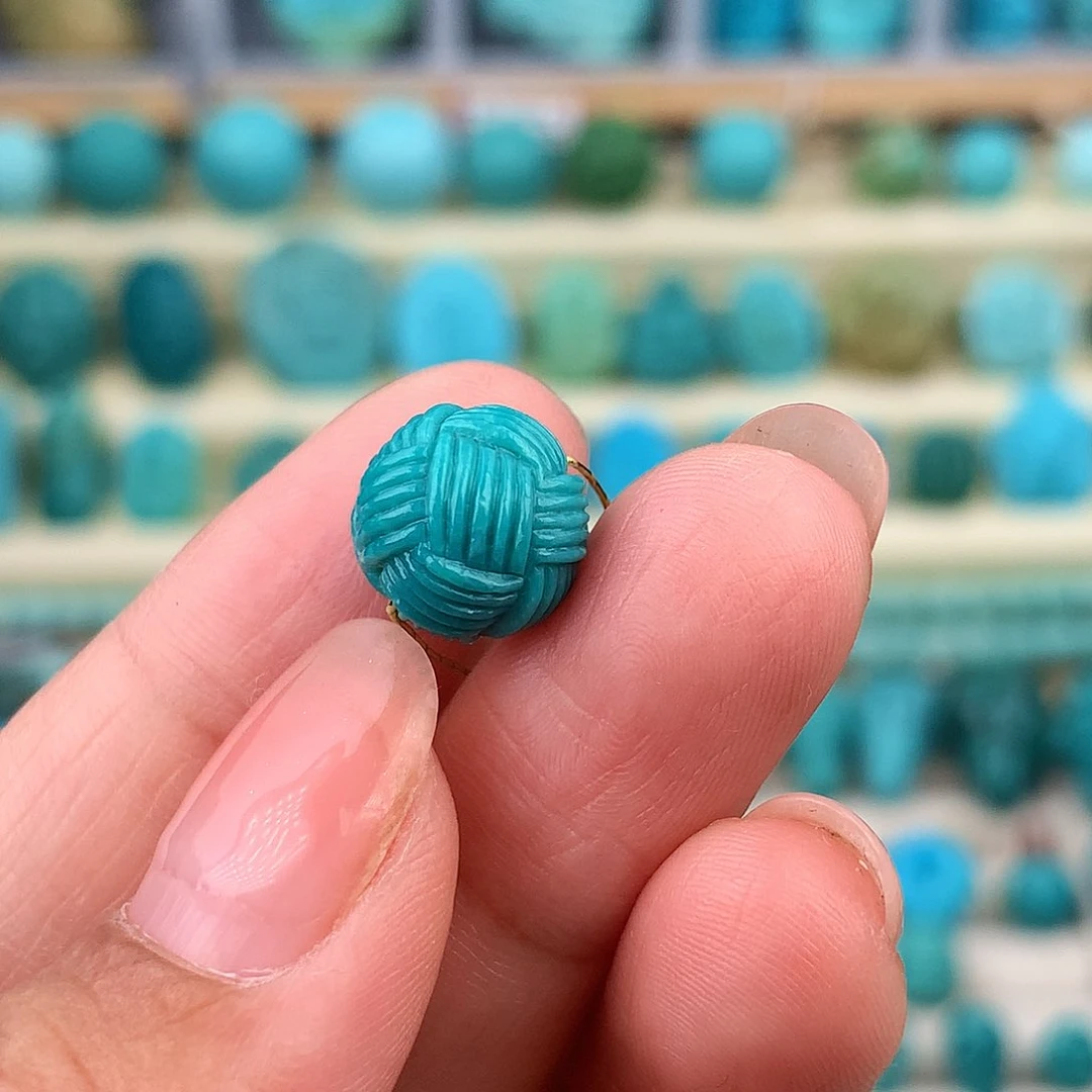 未镶嵌绿松石珠宝奇石10.2